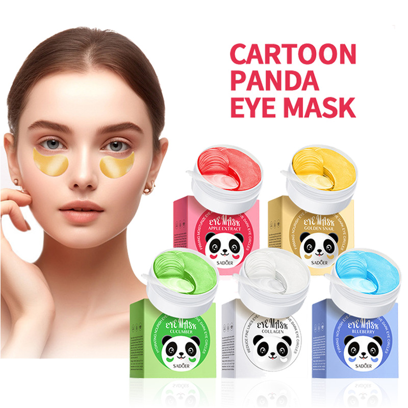 Collagen Under Eye Patches - 60szt SADOER Crystal Collagen Eye Mask