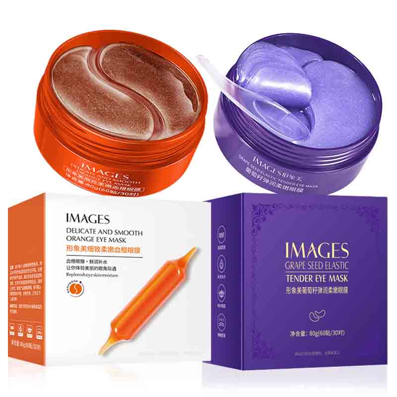 Collagen Under Eye Patches - 60 sztuk/pudło OBRAZKI Witamina C winogronowy