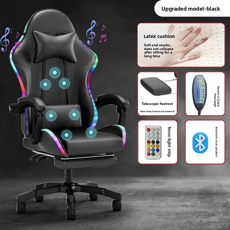 Massage - Głośnik Bluetooth z podświetleniem, Wyświetlacz LED,