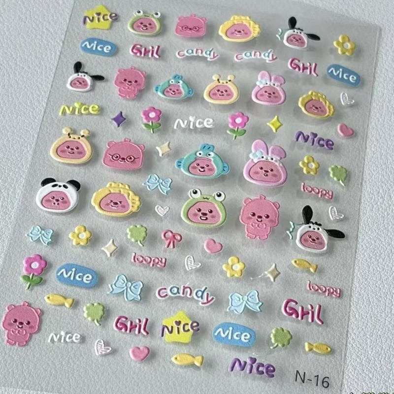 Naklejka 3D z wytłoczonym wzor – Nail Art recenzja i cena