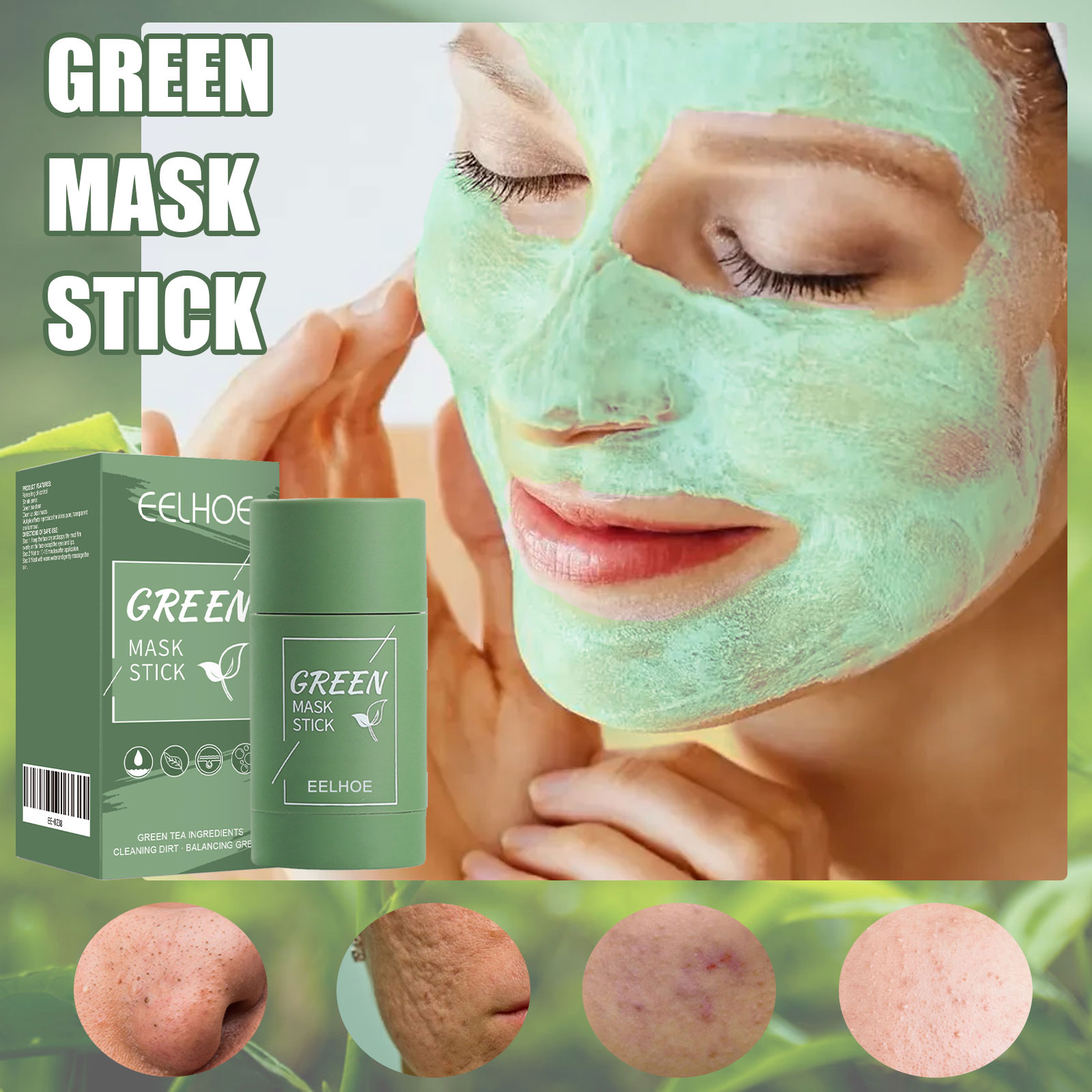 Maseczka w sztyfcie z zieloną  – Green Tea Cleansing Clay Mask recenzja i cena