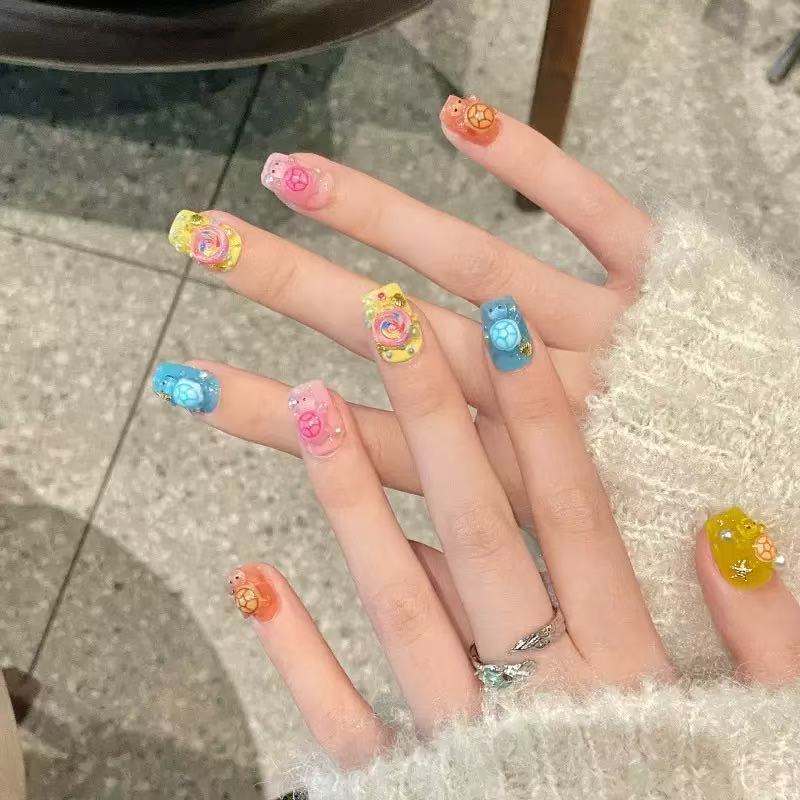 100 mini kolorowych żywicznych – Nail Art recenzja i cena