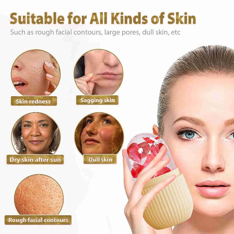 1 szt. silikonowy wałek do mas – Face Ice Roller Puffiness recenzja i cena