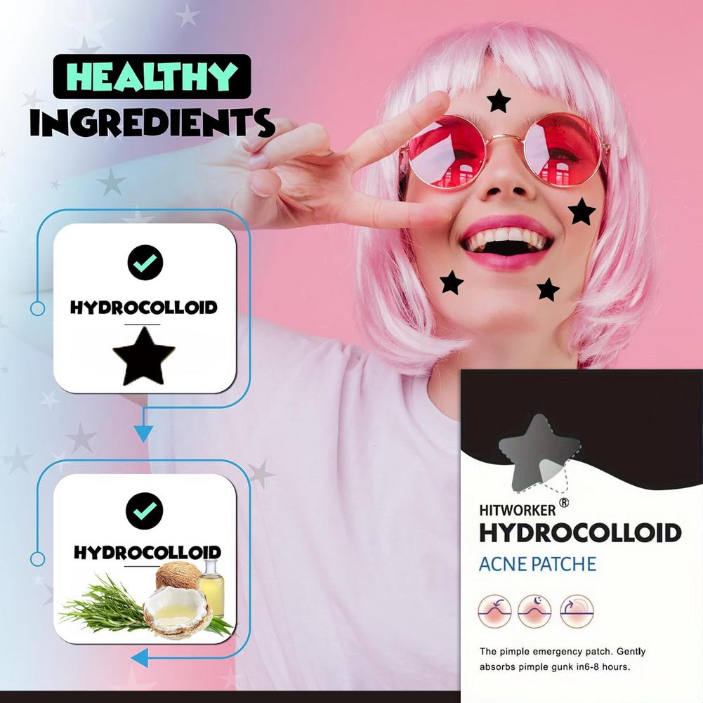 200/400 szt. Czarne plasterki  – Hydrocolloid Pimple Patch recenzja i cena