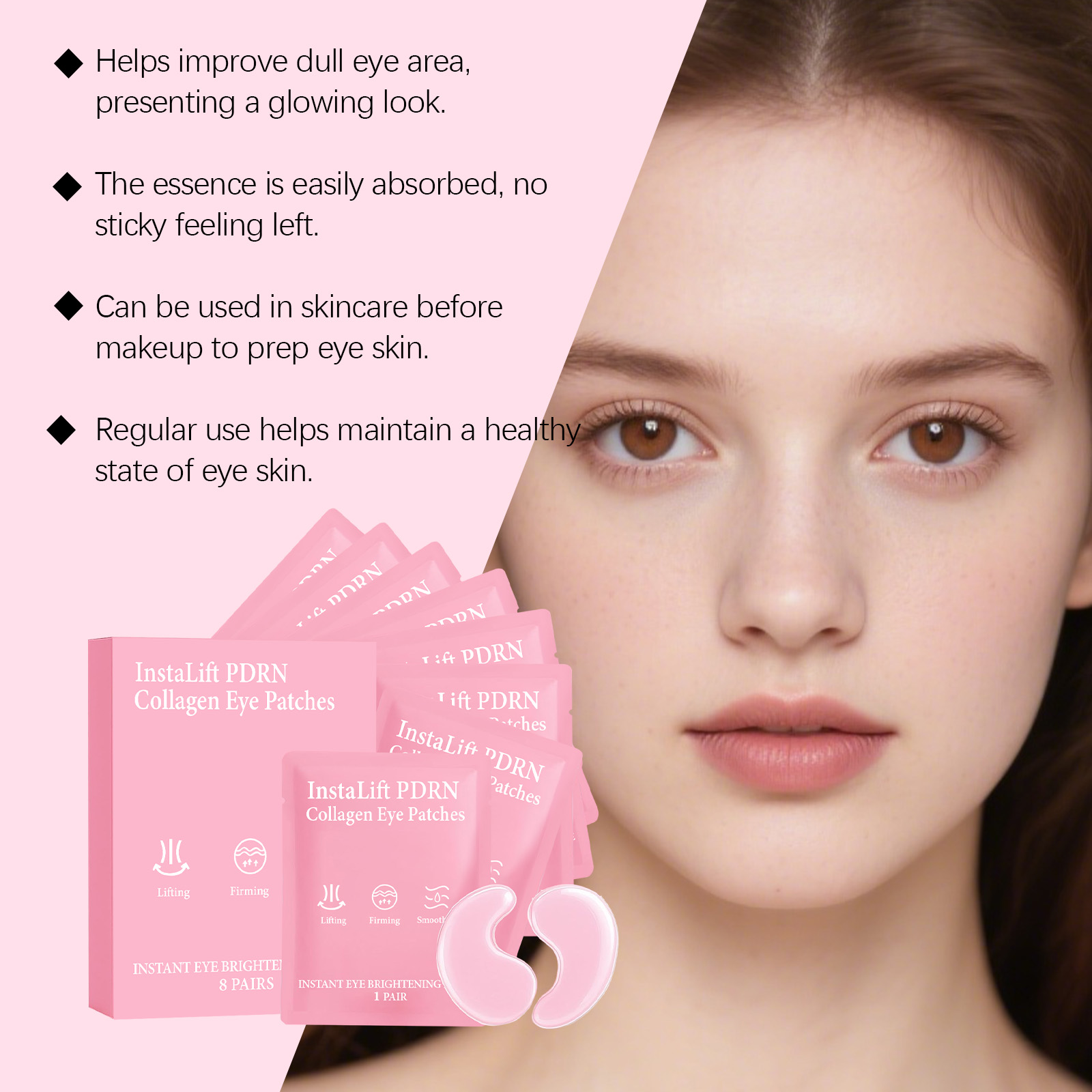 Instalift PDRN Kolagenowe Plas – Collagen Under Eye Patches recenzja i cena