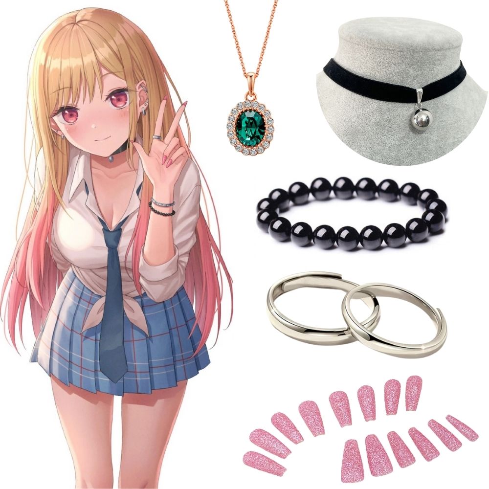 Kitagawa Marin Kolczyki Naszyj – Nail Art recenzja i cena